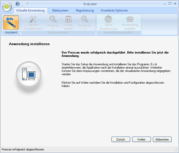 Der Evalazer-Assistent
